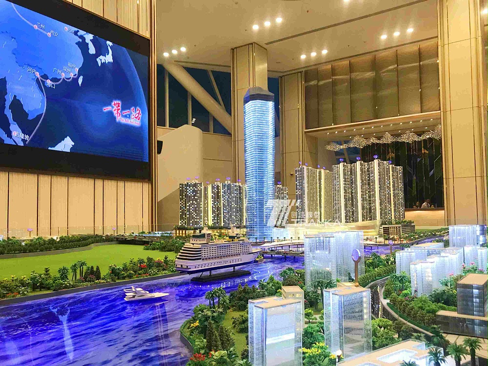 馬來西亞富力公主灣房地產(chǎn)售樓沙盤建筑模型案例