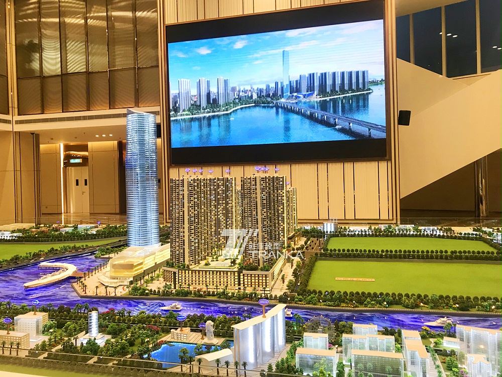 馬來西亞富力公主灣房地產(chǎn)售樓沙盤建筑模型案例