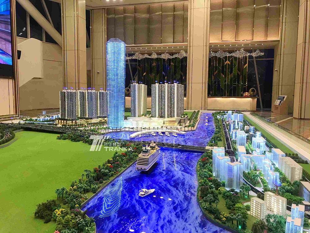 馬來西亞富力公主灣房地產(chǎn)售樓沙盤建筑模型案例