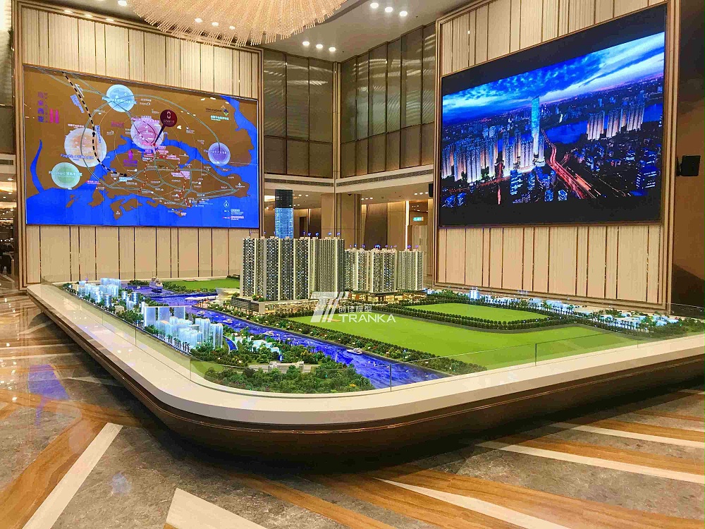 馬來西亞富力公主灣房地產(chǎn)售樓沙盤建筑模型案例