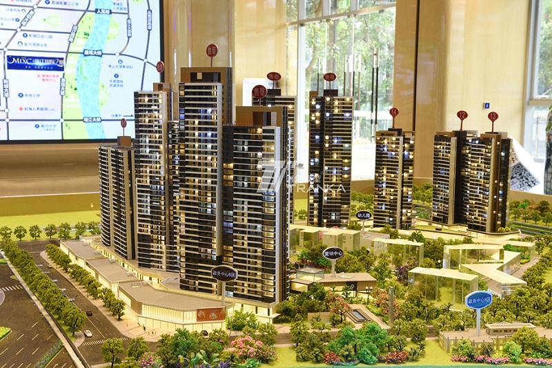 增城麗江國際建筑模型