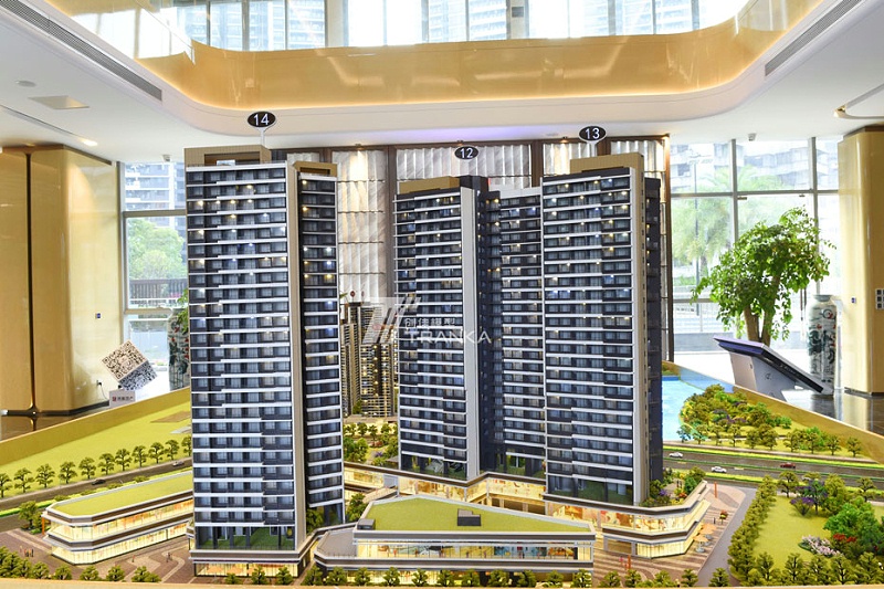增城麗江國際建筑模型